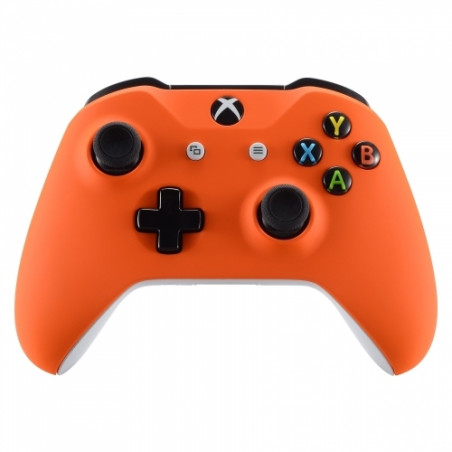 XBOX ONE S Controller Front Faceplate Soft Touch Orange