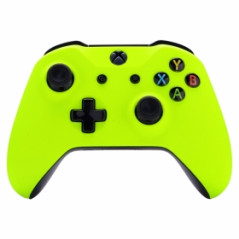 XBOX ONE S Controller Front Faceplate Soft Touch Neon Lime