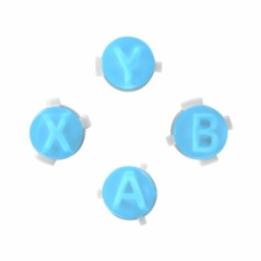 Xbox One Controller Button Set Transparent Light Blue