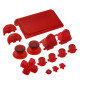 Dualshock 4 DS4 V2 Controller Button Delux Set Transparent Red Dualshock 4 DS4 V2 Controller Button Delux Set Transparent Red