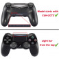 Dualshock 4 DS4 V2 Controller Button Delux Set Transparent Red Dualshock 4 DS4 V2 Controller Button Delux Set Transparent Red