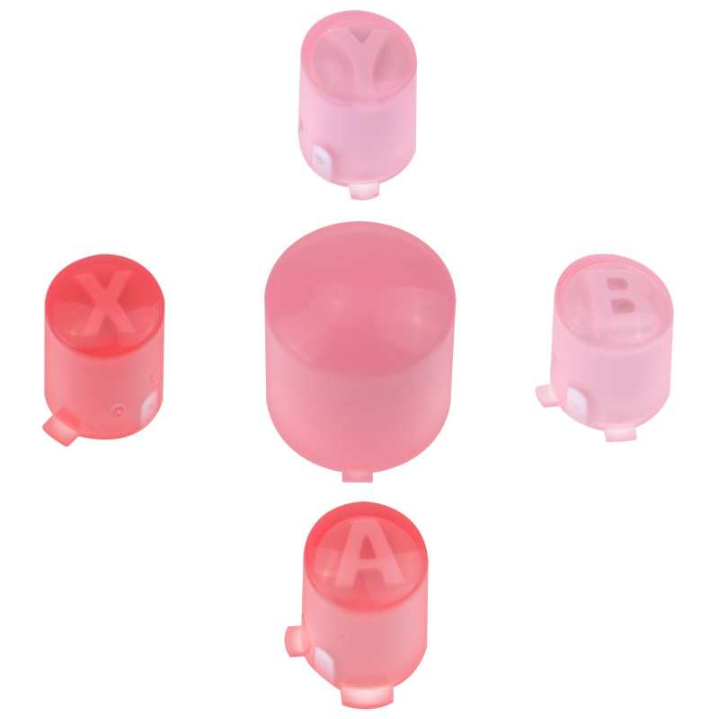 X360 Controller ABXY Guide Button Set  Pink