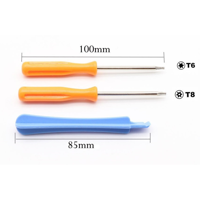 ScrewDriver Set Mini Torx T8 + T6 + Prytool