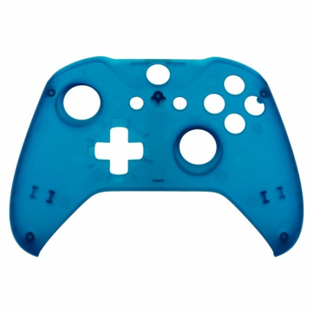XBOX ONE S Controller Front FacePlate CLEAR BLUE