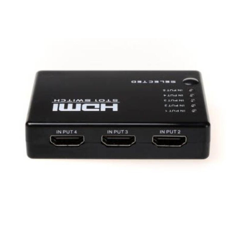 HDMI Switch 5 In 1 Support 1080p with Remote Control