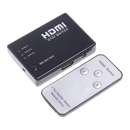HDMI Switch 3 In 1 with Remote Control