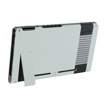 NS Switch Console Backplate With Kickstand Silky Soft Touch Classics NES Style