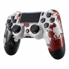 PS4 Dualshock 4 V2 Front Faceplate Art Series Glossy Flayed Dualshock 4 Peripherals