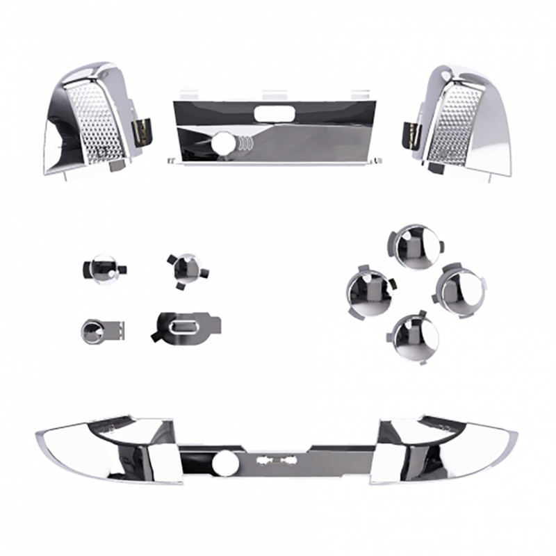 Xbox Elite V2 Controller Full Button Glossy Chrome Silver
