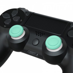 PS4 DUALSHOCK 4 ANALOG THUMBSTICKS FOR PS4 DUALSHOCK 4 MINT GREEN & WHITE DS4 Thumbsticks