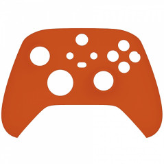 XBOX SERIES S/X Controller Front Faceplate Soft Touch Series Bright Orange XBOX CONTROLLER ITEMS