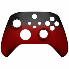 XBOX SERIES S/X Controller Front Faceplate Soft Touch Series Shadow Vampire Red XBOX CONTROLLER ITEMS