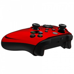 XBOX SERIES S/X Controller Front Faceplate Chrome Series Glossy Chrome Red XBOX CONTROLLER ITEMS