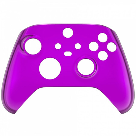 XBOX SERIES S/X Controller Front Faceplate Chrome Series Glossy Chrome Purple XBOX CONTROLLER ITEMS
