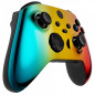 XBOX SERIES S/X Controller Front Faceplate Chrome Series Glossy Chrome Gradient Green Gold Red