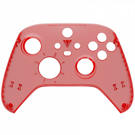 XBOX SERIES S/X Controller Front Faceplate Clear Red XBOX CONTROLLER ITEMS