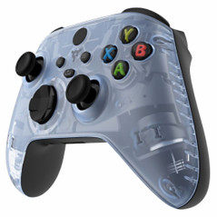 XBOX CONTROLLER ITEMS XBOX SERIES S/X Controller Front Faceplate Clear Glacier Blue