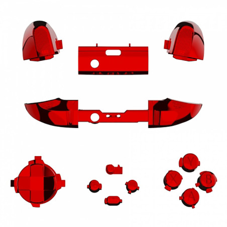 XBOX CONTROLLER ITEMS XBOX SERIES S/X Controller Button Set Chrome Red