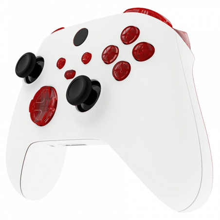 XBOX SERIES S/X Controller Button Set Clear Red