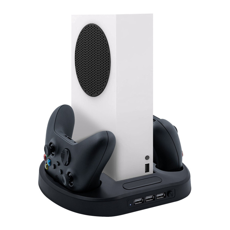 Xbox Series S Vertical Cooling Stand with Dual Controller Charging Dock