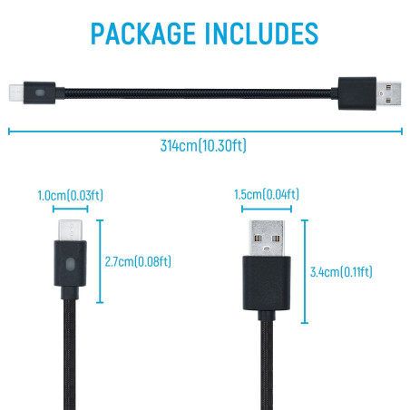 DOBE USB Type-C Charging Cable 3M