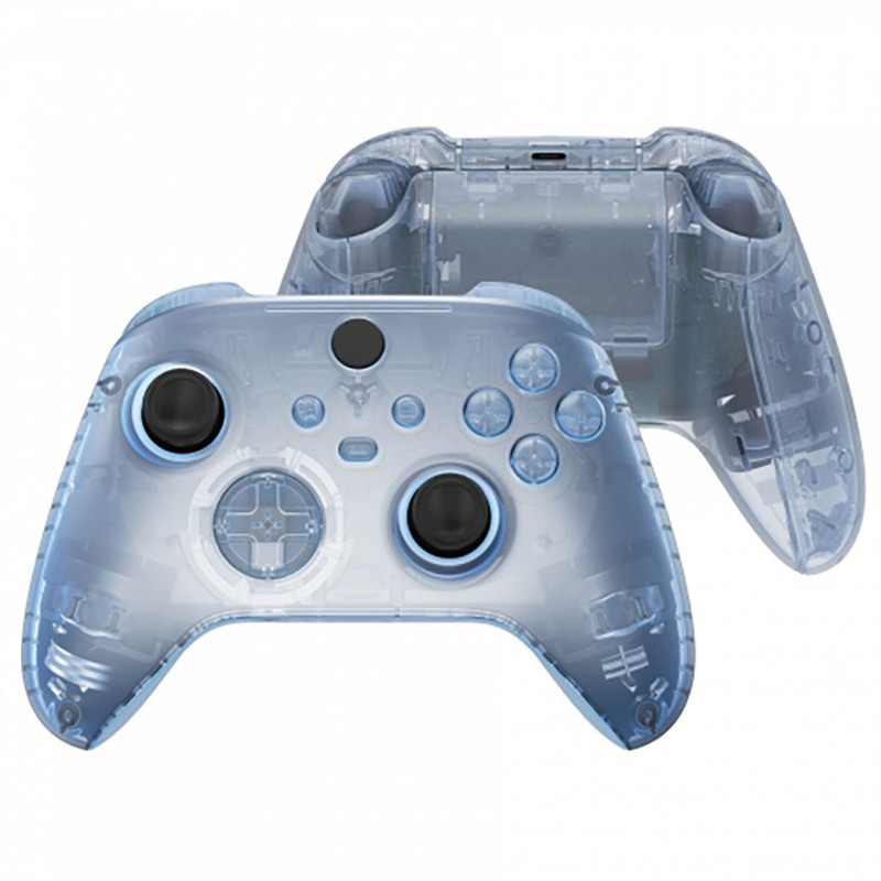 XBOX SERIES S/X Controller Full Shell Kit Clear Glacier Blue