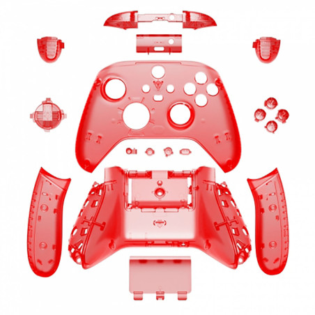 XBOX CONTROLLER ITEMS XBOX SERIES S/X Controller Full Shell Kit Clear Red