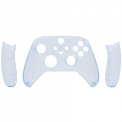 XBOX CONTROLLER ITEMS XBOX SERIES S/X Controller Front Faceplate With Side Rails Clear Glacier Blue