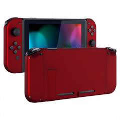 NS Switch Console Full Shell Silky Soft Touch Vampire Red
