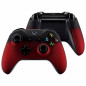 XBOX ONE S Controller Soft Touch Front Faceplate With Side Rails Shadow Scarlet Red