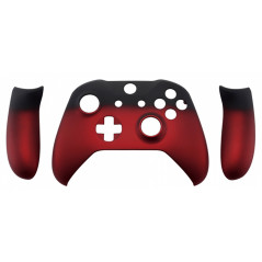 XBOX ONE S Controller Soft Touch Front Faceplate With Side Rails Shadow Scarlet Red XBOX ONE