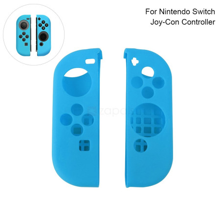Nintendo Switch Joy-Con Controller Protective Anti-Slip Soft Silicone Skin Case Set Blue