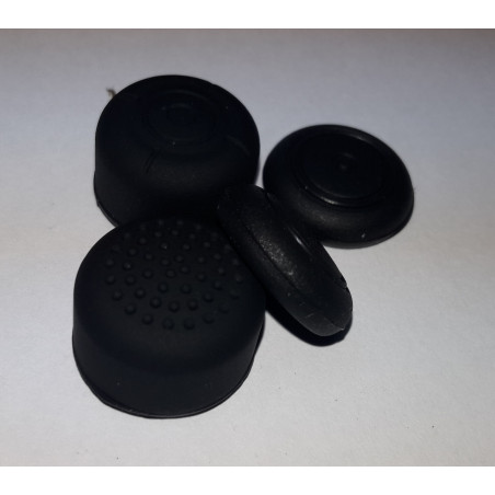 NS Switch Joy-Con Controller 4-in-1 Silicone Thumbsticks Black