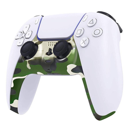 PS5 Dualsense Controller Plastic Trim Camouflage Green