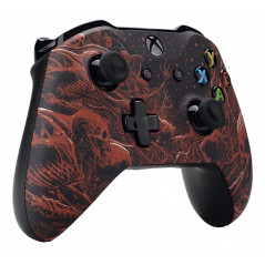 XBOX ONE XBOX ONE S Controller Front Faceplate Art Series Soft Touch Blood Purgatory