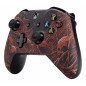 XBOX ONE S Controller Front Faceplate Art Series Soft Touch Blood Purgatory XBOX ONE S Controller Front Faceplate Art Series Soft Touch Blood Purgatory