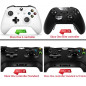XBOX ONE S Controller Front Faceplate Art Series Soft Touch Red Black Circuit