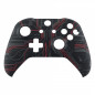 XBOX ONE S Controller Front Faceplate Art Series Soft Touch Red Black Circuit