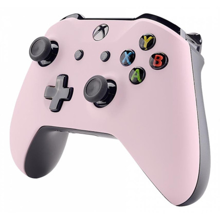 XBOX ONE S Controller Front FacePlate Soft Touch Sakura Pink