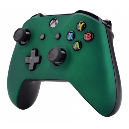 XBOX ONE S Controller Front FacePlate Soft Touch Racing Green