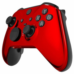XBOX Elite V2 Controller Front Faceplate Glossy Chrome Red