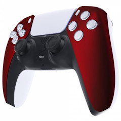 PS5 Dualsense Controller Front Shell With Touchpad Soft Touch Vampire Red