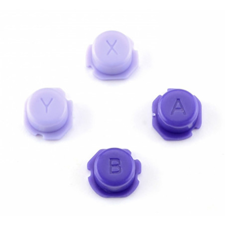 Ns Switch Lite Soft Touch ABXY Button Kit Soft Touch Deep Purple